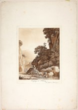 Entrance to the Narrow Pass, 1794, Jacob Wilhelm Mechau, German, 1745-1808, Germany, Etching and