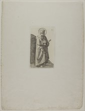 Saint Philipp Neri with Cross and Book, 1826, Johann Friedrich Overbeck, German, 1789-1869,