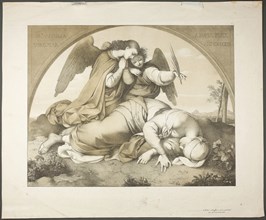 Death of Saint Cecilia, 1821, Johann Evangelist Scheffer von Leonhartshoff, Austrian, 1795-1822,