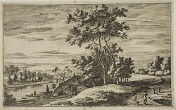 View Near Kampen, plate 4 from Views of Dutch Villages, c. 1650, Roelant Roghman (Dutch,