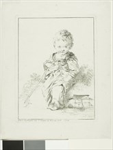 The Little Savoyard, n.d., François Boucher, French, 1703-1770, France, Etching on off-white laid
