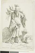 Chinese Botanist, from Recueil de diverses figures chinoise du cabinet de François Boucher,