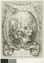 Allegory of the Glory of the Dauphin, 1680, Antoine Coypel, French, 1661-1722, France, Etching on
