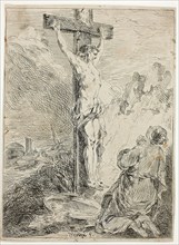 Christ on the Cross, n.d., Michel François Dandré-Bardon, French, 1700-1783, France, Etching on
