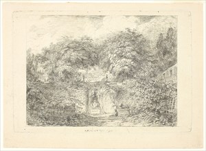 The Little Park, c. 1763, Jean-Honoré Fragonard, French, 1732-1806, France, Etching in black on