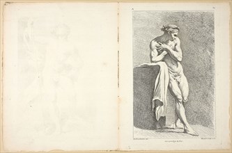 Figure (recto and verso), from Premier livre de figures d’Academies gravées en Partie par les