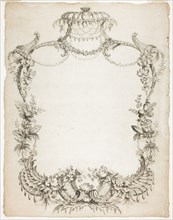 Ornamental Border, n.d., Gabriel Huquier, French, 1695-1772, France, Etching on cream laid paper,