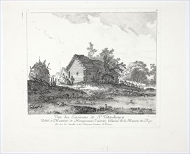 View near St. Petersburg, n.d., Jean Baptiste Le Prince, French, 1734-1781, France, Etching on