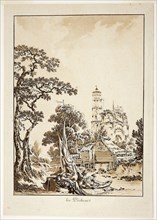 The Fishers, 1771, Jean Baptiste Le Prince, French, 1734-1781, France, Etching and aquatint on