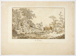The Pump, 1771, Jean Baptiste Le Prince, French, 1734-1781, France, Etching on paper, 190 × 304 mm