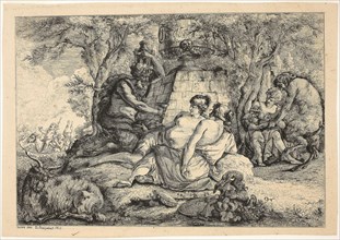Nymphs and Satyrs, 1763, possibly Pierre Thomas Leclerc (French, born 1739), possibly Sébastien