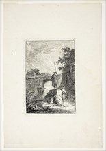 The Triumphal Arch, plate eight from Les Soirées de Rome, 1763/64, Hubert Robert, French,