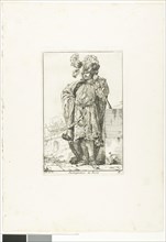 The Persian Ambassador, plate eighteen from Caravanne du Sultane à la Mecque, 1748, Joseph–Marie
