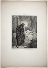 Yet She Must Die, plate eleven from Othello, 1844, Théodore Chassériau, French, 1819-1856, France,