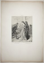 Therefore be merry, Cassio, plate six from Othello, 1844, Théodore Chassériau, French, 1819-1856,
