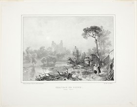 Doune Castle, 1828, Richard Parkes Bonington (English, 1802-1828), after François Alexandre Pernot