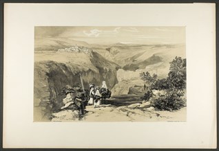 Collepardo, 1841, Edward Lear, English, 1812-1888, England, Tint lithograph on ivory wove paper,