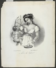 Love’s the Lightest, n.d., William Browne (American, 1814-1877), published by Pendleton Lithography