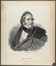 Thomas Benton, Senator from Missouri, c. 1840, Charles Fenderich, German, active in the United