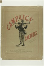 Campaign Sketches: Part I, Cover, 1863, Winslow Homer, American, 1836–1910, United States, Color