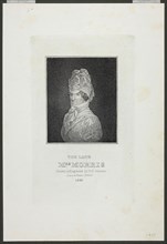 The Late Mrs. Morris, 1828, David Claypoole Johnston, American, 1798–1865, United States, Engraving