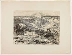 The Rapids Above Niagara, 1886, Thomas Moran, American, born England, 1837-1926, United States,