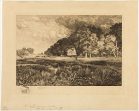 Long Island Landscape, 1889, Thomas Moran, American, born England, 1837-1926, United States,