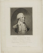 George Washington, c. 1792, Edward Savage, American, 1761–1817, United States, Engraving on ivory