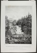 The Falls on the Amonoosuck, near the Mt. Washington House (Oakes’ White Mountain Scenery), 1848, I
