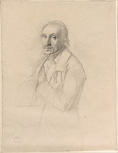 Auguste Degas, c. 1859, Edgar Degas, French, 1834–1917, France, Graphite, with touches of stumping,