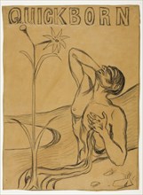 The Flower of Pain, 1898, Edvard Munch, Norwegian, 1863–1944, Norway, Black crayon, with graphite,