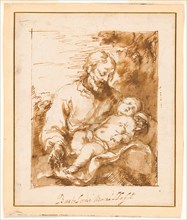 Saint Joseph and the Sleeping Christ Child, 1670/75, Bartolomé Esteban Murillo, Spanish, 1618-1682,