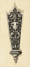 Ornamental Design for Knife Handle, c. 1588, Theodor de Bry, Flemish, 1538–1598, Flanders,