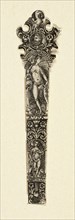 Ornamental Design for Knife Handle with Water, from The Four Elements, c. 1590, After Johann