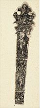Ornamental Design for Knife Handle with Earth, from The Four Elements, c. 1590, After Johann