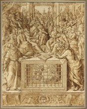 Saint Catherine Disputing with the Philosophers, 1562/63, Livio Agresti, Italian, 1508–1579, Italy,