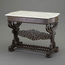 Table, 1836/46, John and Joseph W. Meeks Company, American, active 1836–59, New York, United