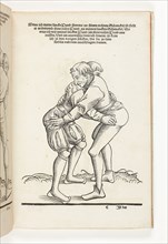 The Art of Wrestling: Eighty-Five Pieces (Ringer Kunst: Fünff und Achtzig Stücke), 1539, Lucas