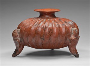 Vessel in the Form of a Squash with Parrot Supports, A.D. 1/200, Colima, Colima, Mexico, Colima,