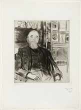 Portrait of Alexis Rouart, 1897, Paul-César Helleu, French, 1859-1927, France, Drypoint with