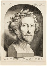 Portrait of Pieter Cornelisz. Hooft, 1669/81, Janus Lutma, II, Dutch, 1624-1689, Netherlands,