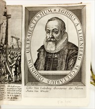 Portrait and Execution of Gilles van Ledenberg, 1619, Claes Jansz. Visscher, Dutch, 1587–1652,