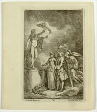 Plates 5-7, from Nella Venuta, 1764, Franz Edmund Weirotter (Austrian, 1730–1771), after Etienne de