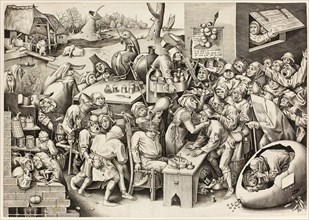 The Stone Operation or The Witch of Mallegem, 1559, Pieter van der Heyden (Flemish, c. 1530–after