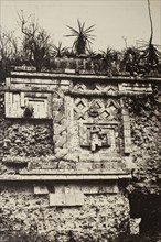 Uxmal, Indian Bas Relief, Nun’s Palace  (Uxmal, Bas Relief de l’Indien, Palais des Nonnes), 1860,