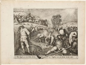 Summer, from The Four Seasons, 1570, Pieter van der Heyden (Flemish, c. 1530–after 1584), after