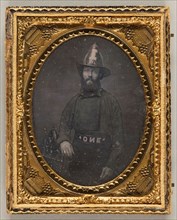 Fireman, 1850/60, Photographer unknown, American, 19th century, United States, Daguerreotype, 8.8 x
