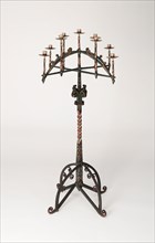 Candelabra (One of a Pair), c. 1860, William White, English, 1825-1900, England, Painted bronze,
