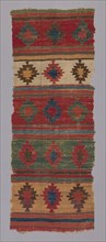 Kilim with Bands of Star Motifs, 1st quarter of the 18th century, Turkey, central Anatolia, Turkey,