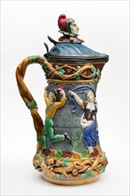 Tower-Jug, 1872, Minton Pottery and Porcelain Factory, Stoke-on-Trent, England, founded 1793,